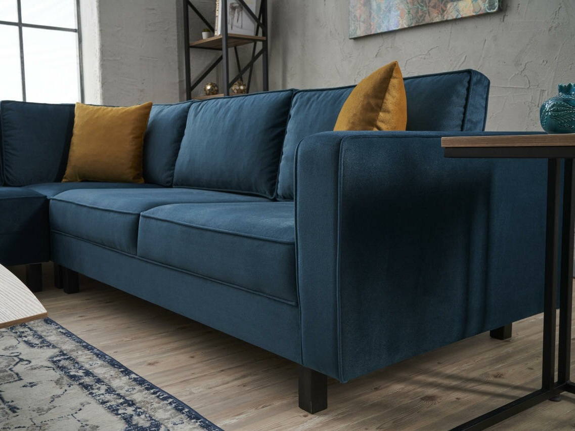 Sofá rinconero Altadena 324 (Azul oscuro)