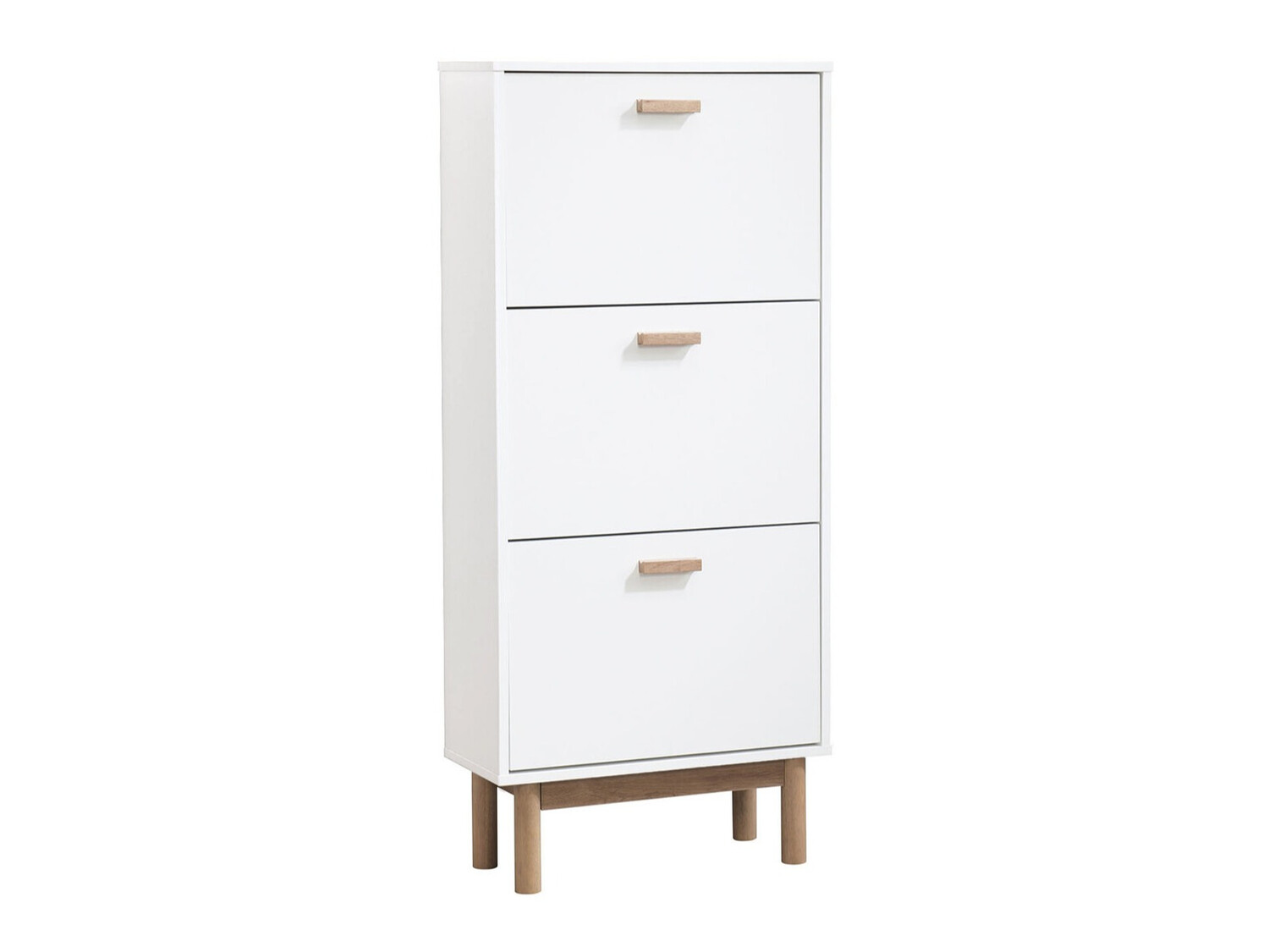 Zapatero Nolcalu 105 (Blanco + Roble)