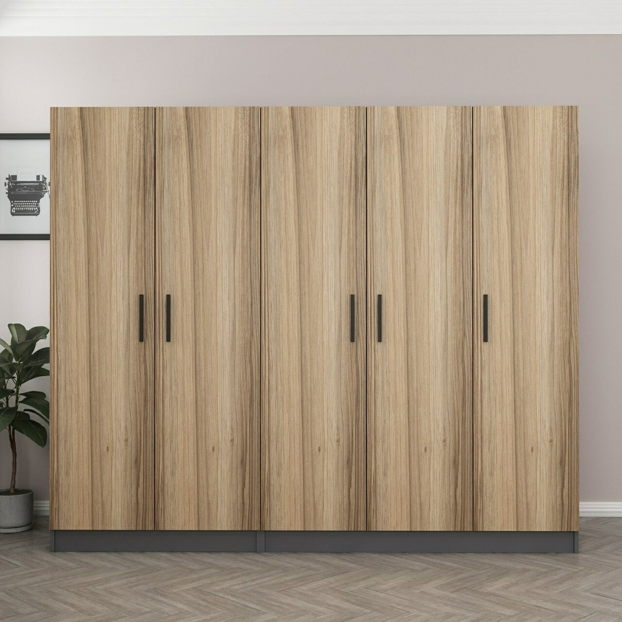 Armario Kailua L141 (Roble + Antracita)