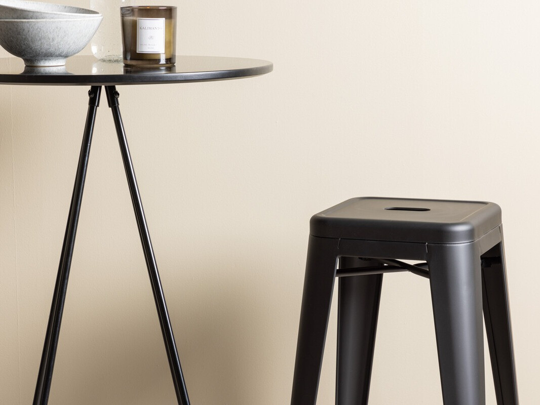 Conjunto de mesas y sillas para comedor Dallas 4263 (Negro)