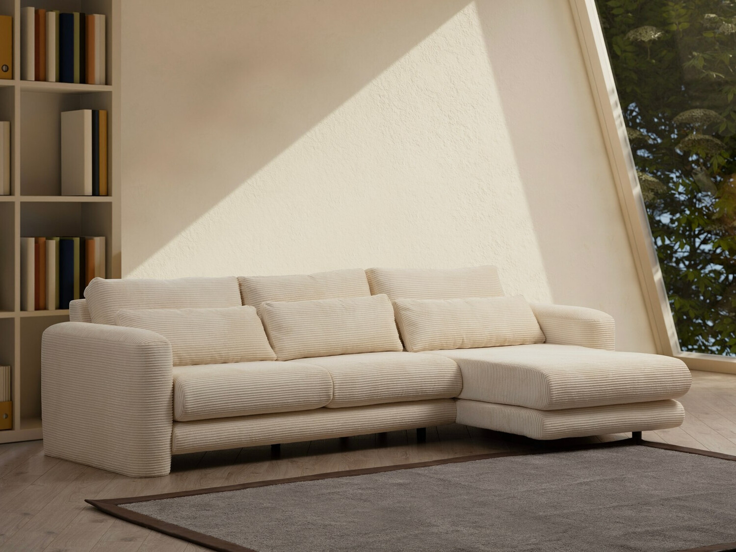 Sofá rinconero Altadena 333 (Beige)