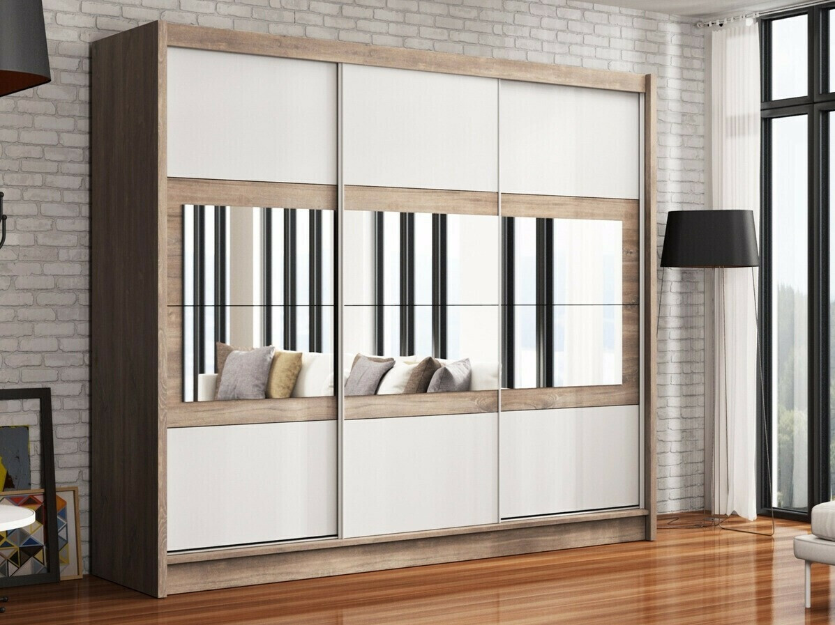 Armario Honolulu 109 (Blanco + Canyon roble)