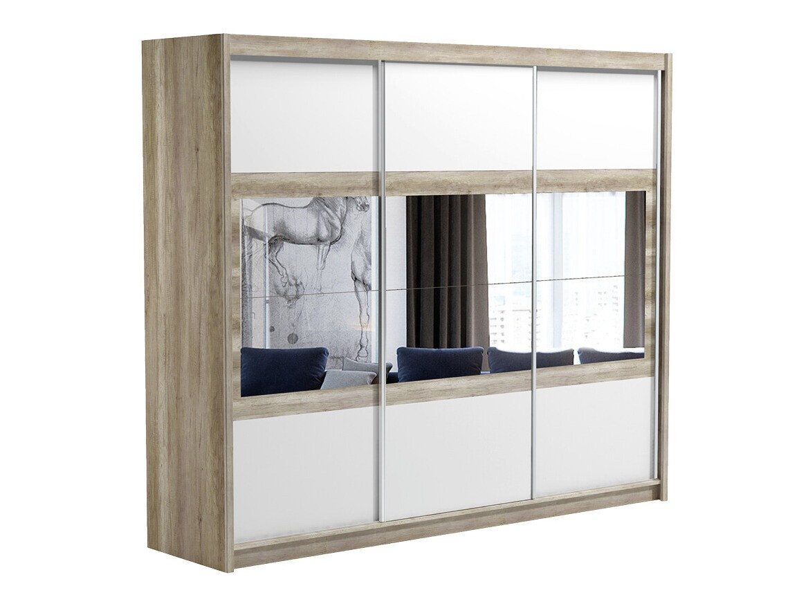 Armario Honolulu 109 (Blanco + Canyon roble)