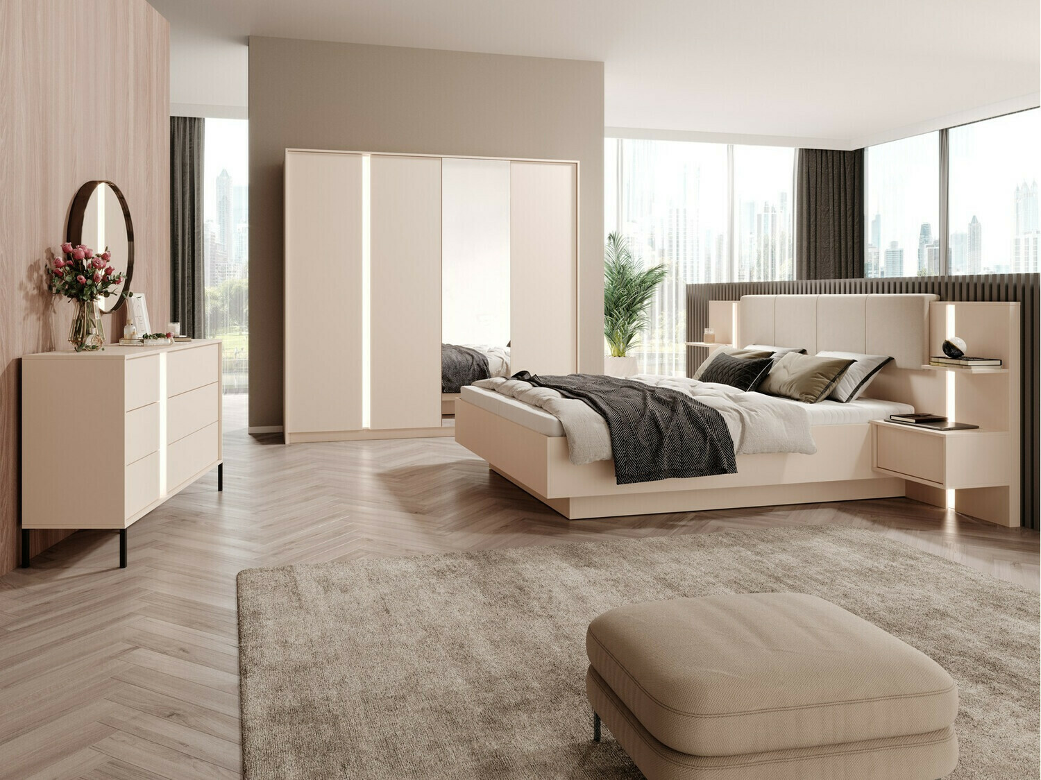 Conjunto de dormitorio Orltoru 114