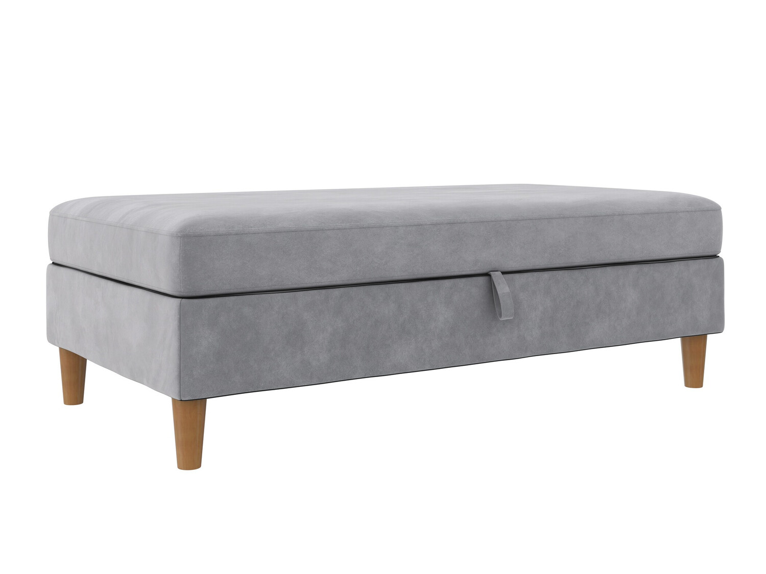 Banco tapizado Denton 1180 (Gris claro)