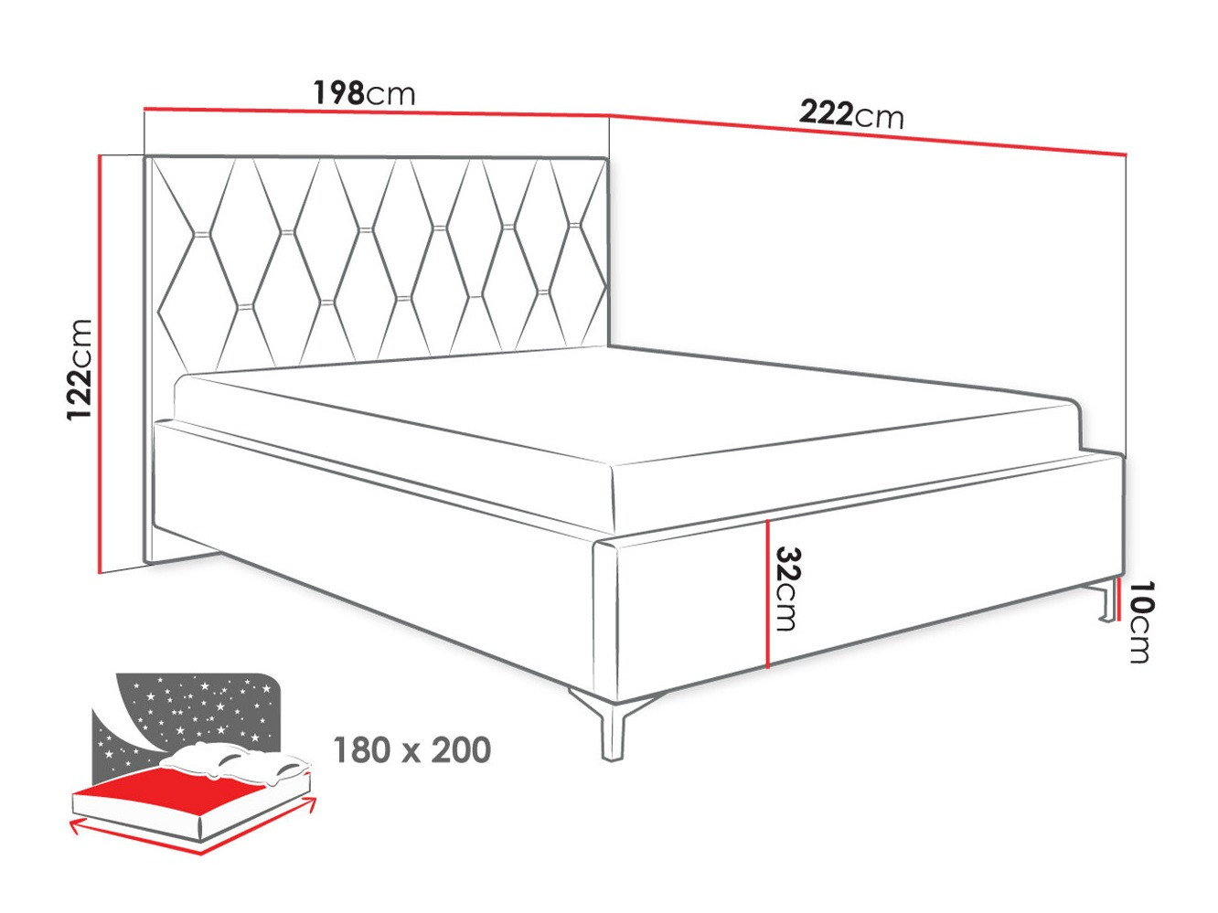 Cama Baltimore 192 (Manila 02)