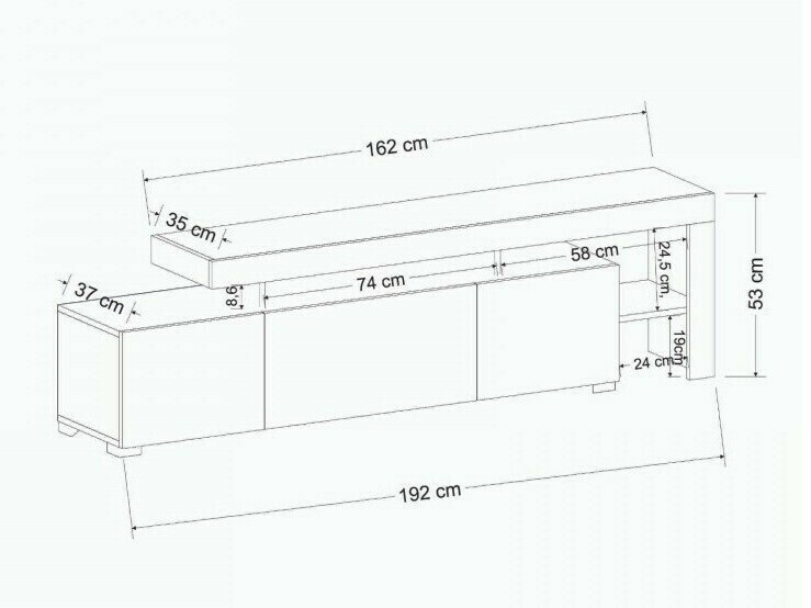 Mueble TV Kailua 292 (Nuez)
