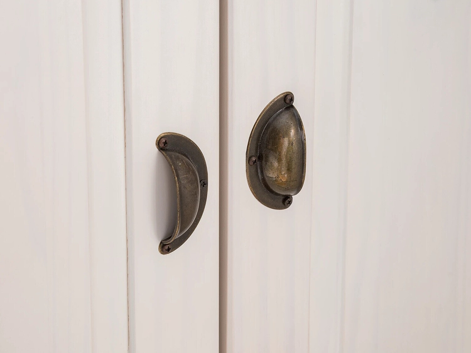 Armario Etviri 109 (Blanco + Gris)