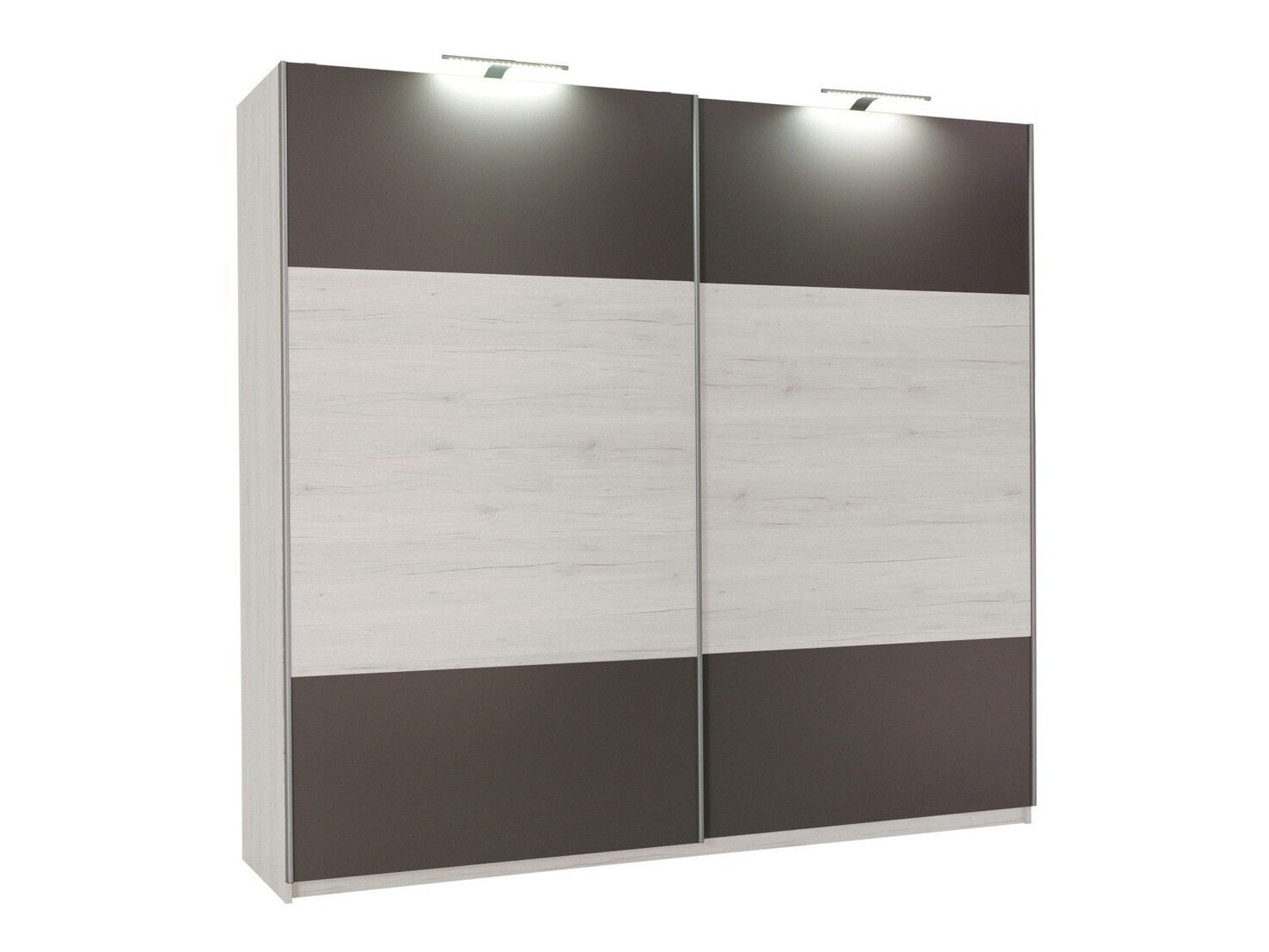 Armario Murrieta 150 (Pino nórdico + Gris)