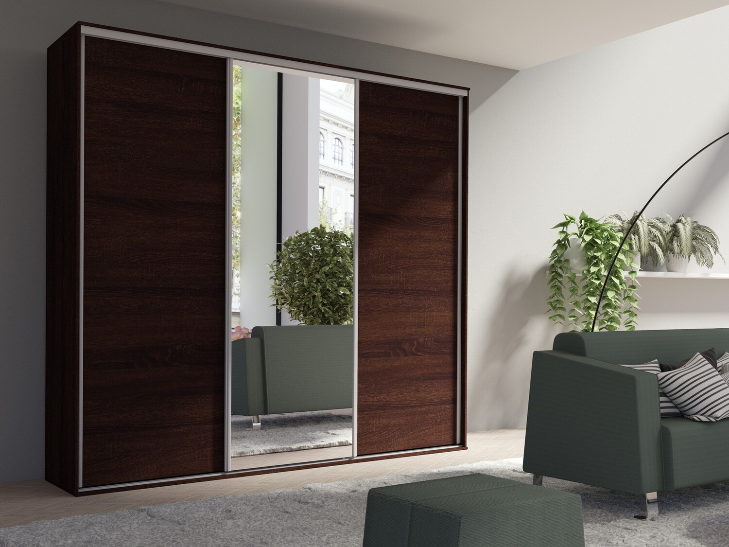 Armario Murrieta 145 (Roble Sonoma oscuro)