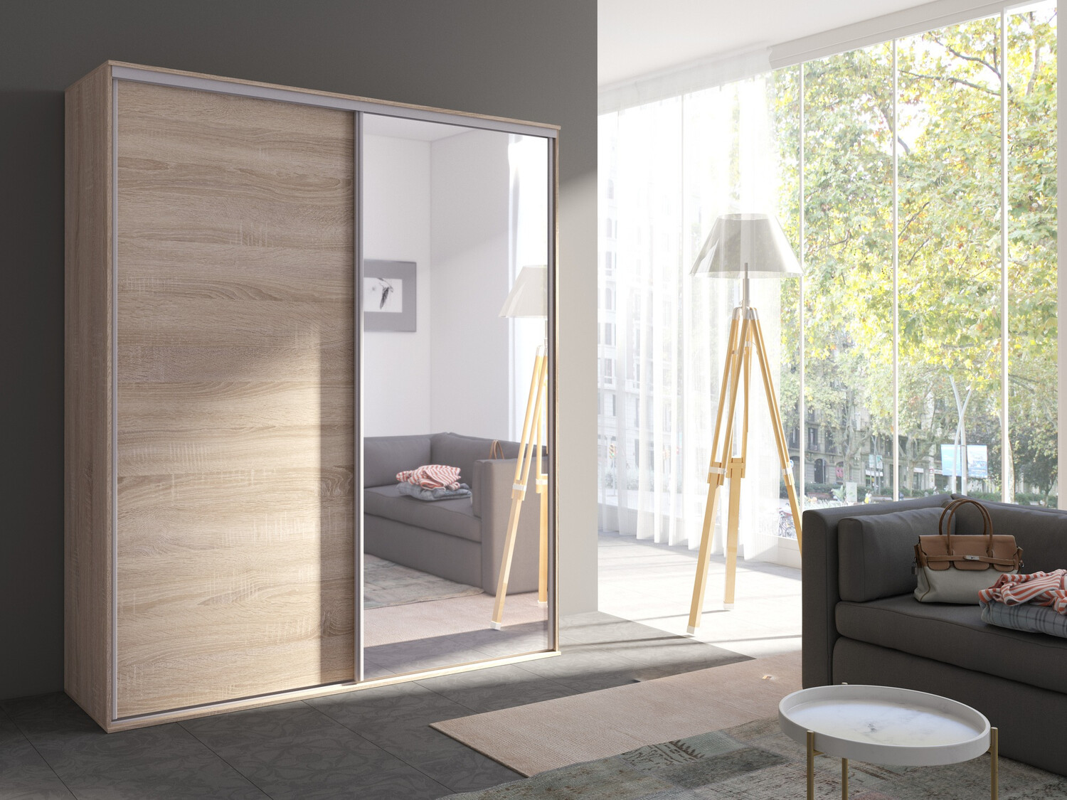 Armario Murrieta 180 (Roble Sonoma)