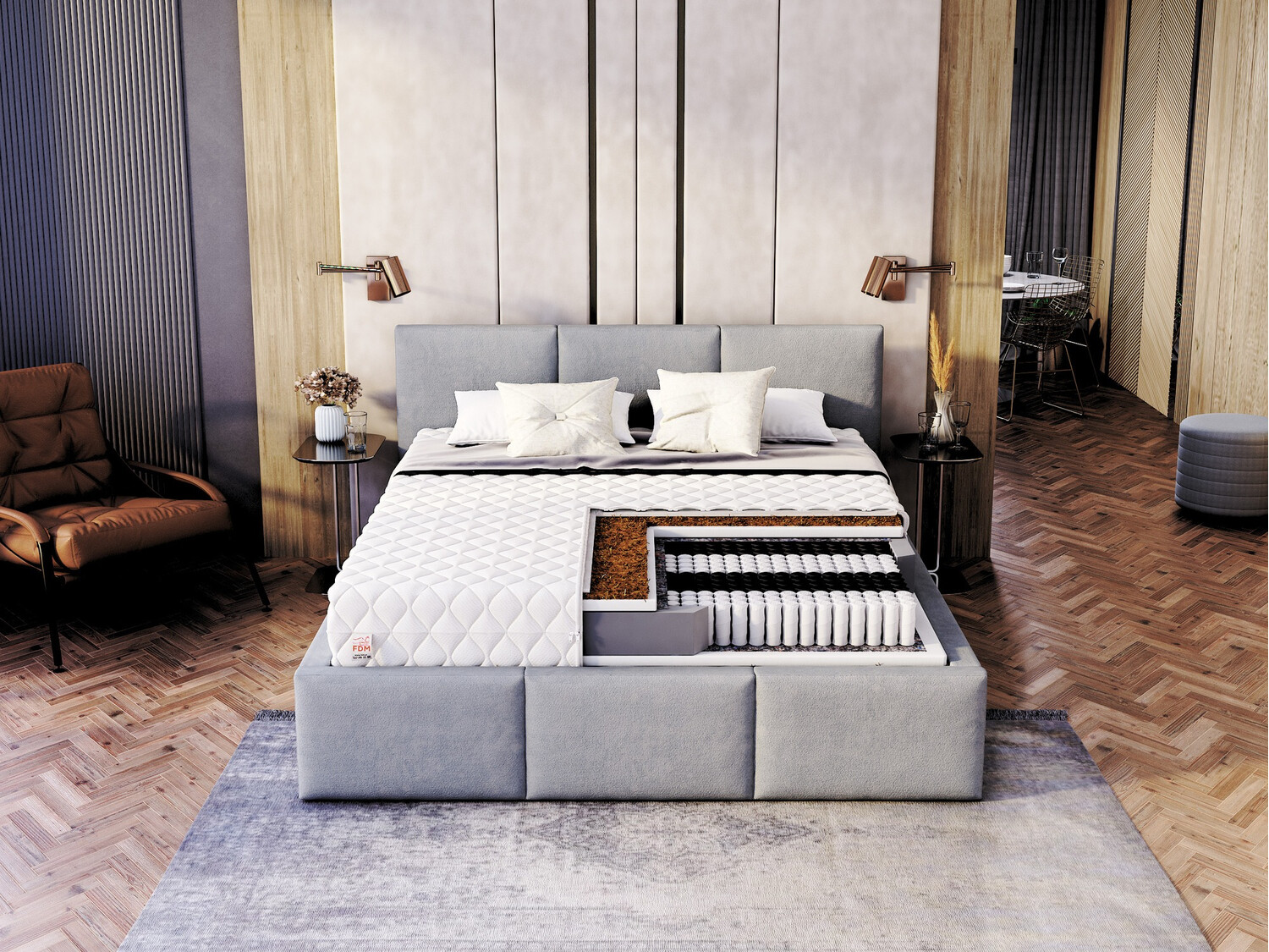 Colchón Fairfield 104 (90 x 200 cm)