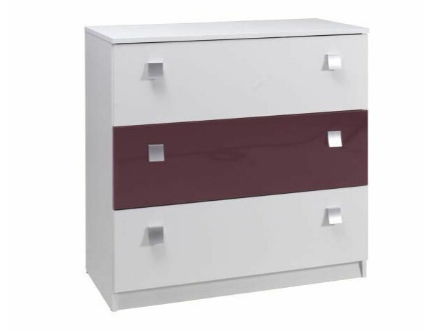 Cómoda Murrieta 109 (Blanco + Brillo Púrpura)