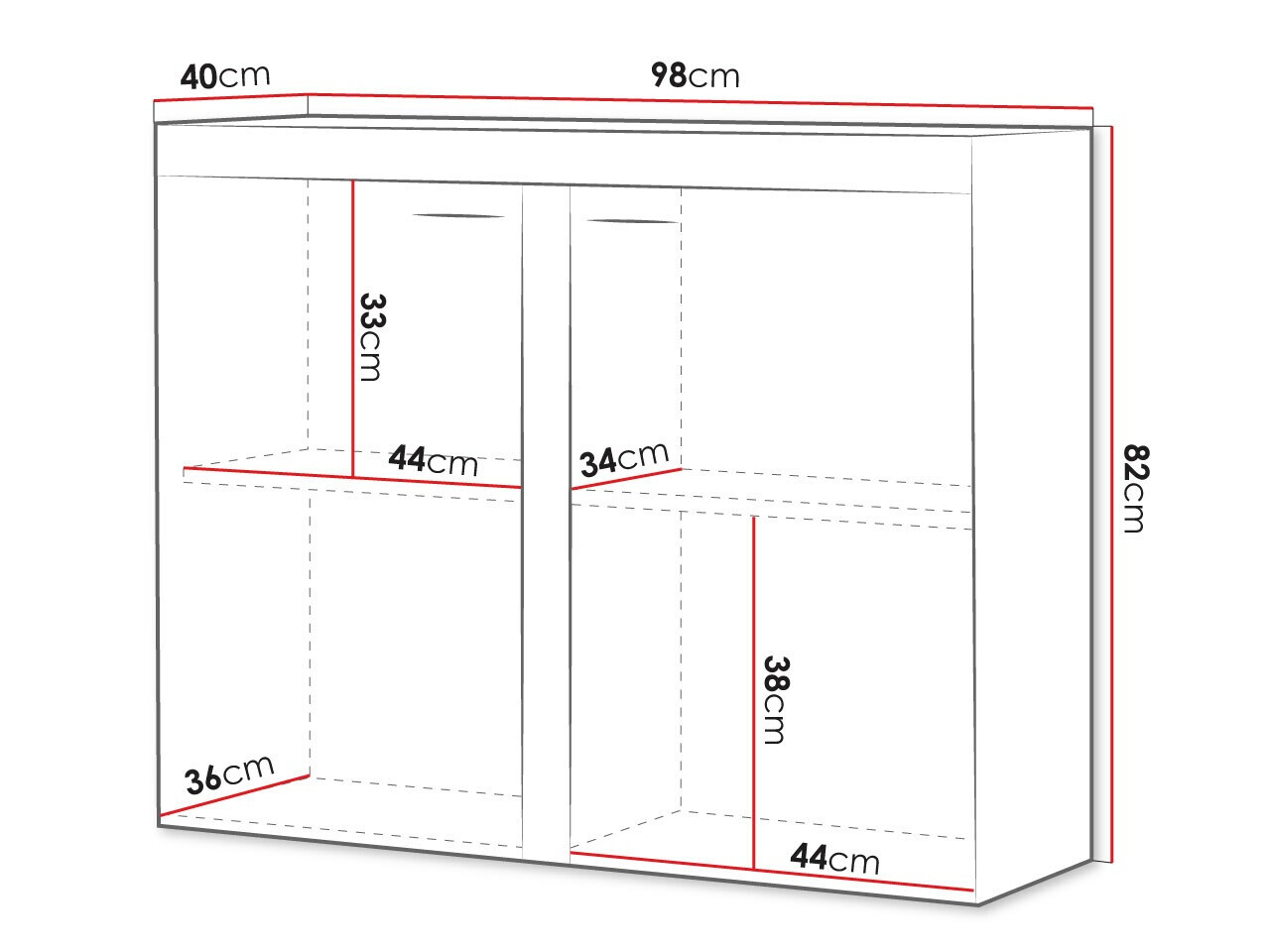 Aparador Tucson 120 (Blanco)