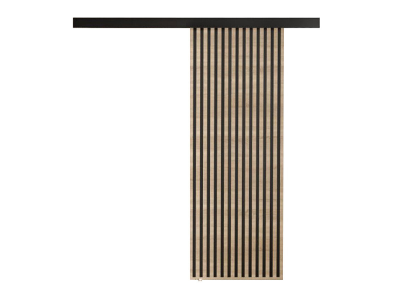 Puerta corredera Dover 201 (Roble Sonoma + Negro)