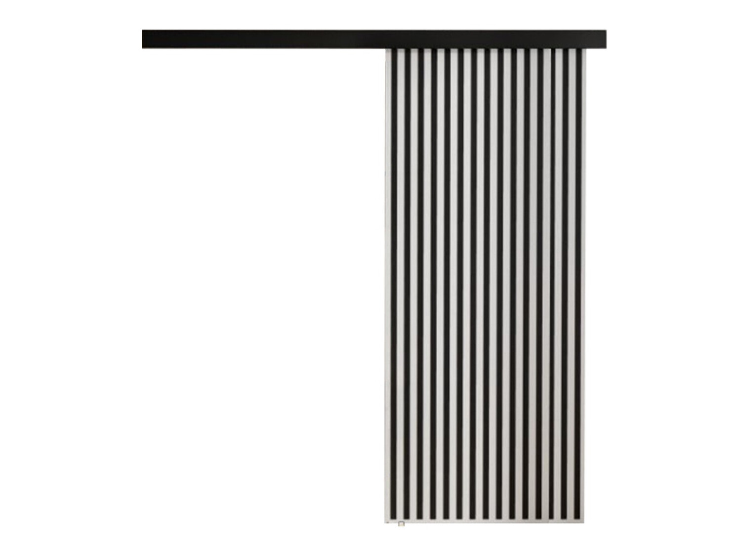 Puerta corredera Dover 202 (Blanco + Negro)