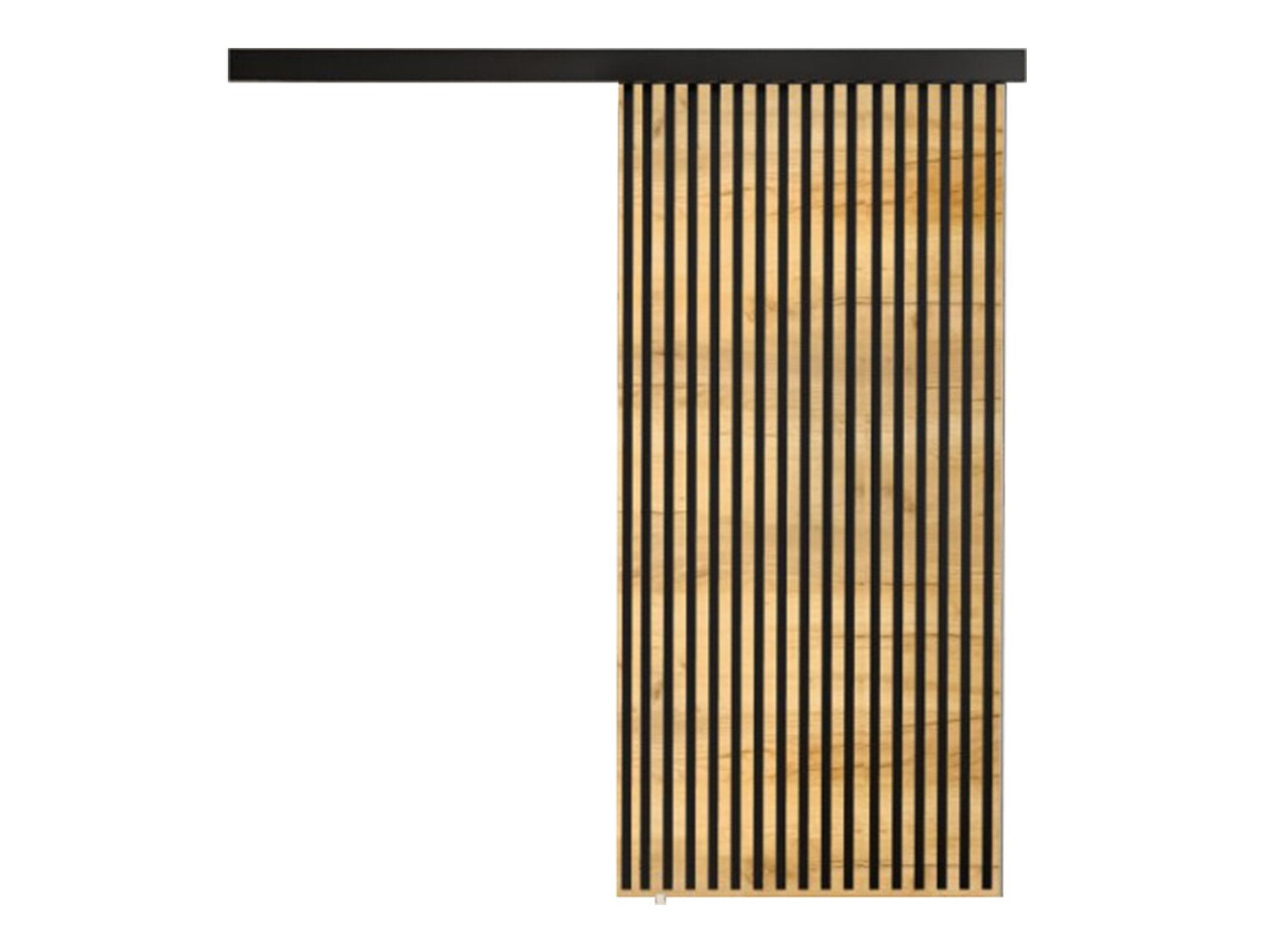 Puerta corredera Dover 203 (Roble dorado artesanal + Negro)