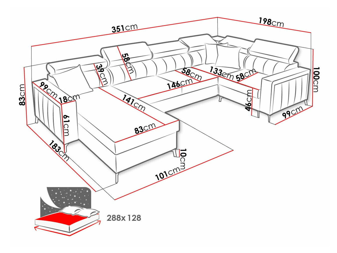 Sofá rinconero Sarasota 154 (Mono 231 + Botanical 36)