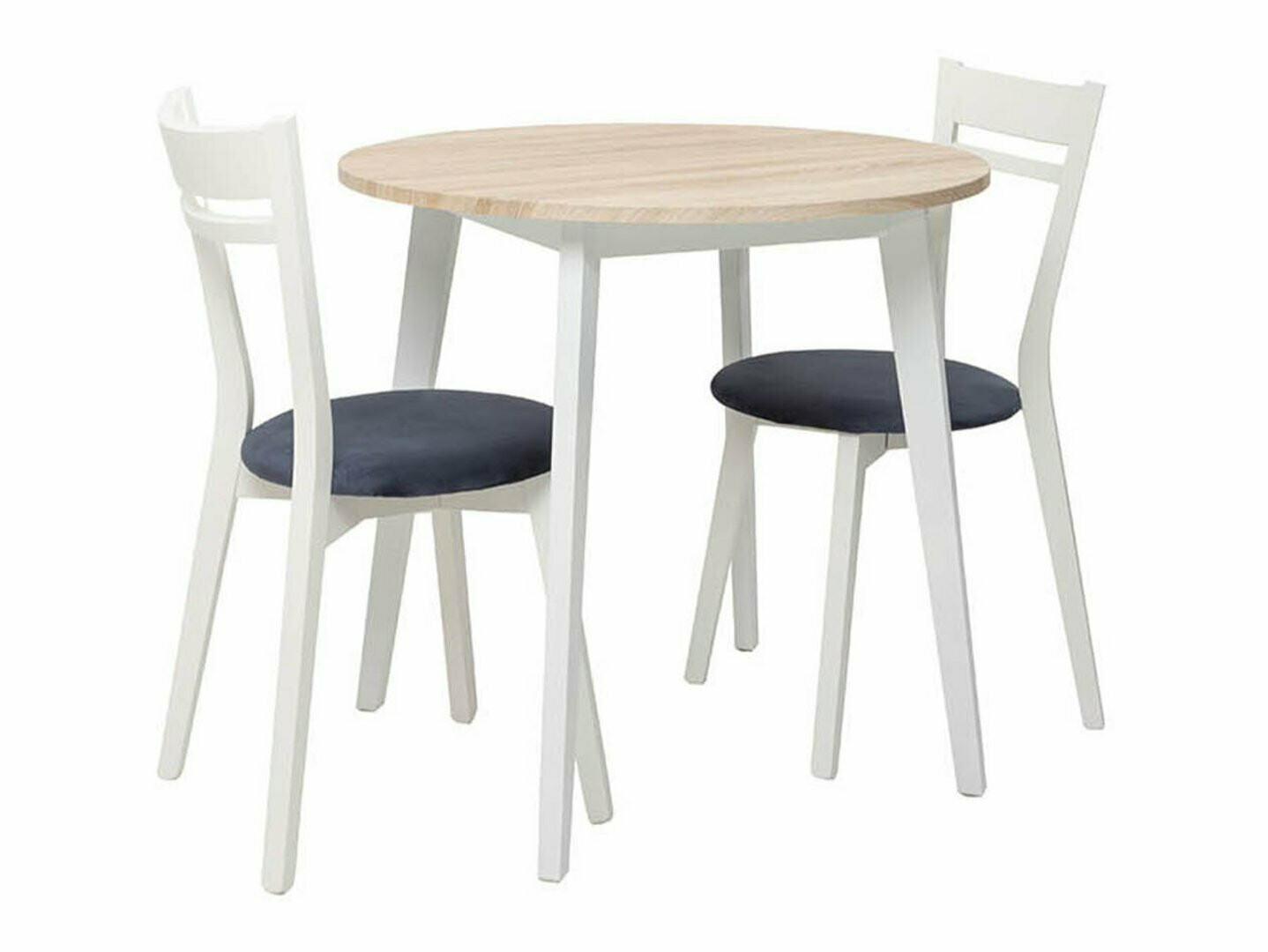 Conjunto de comedor Boston 365 (Blanco + Roble Sonoma)