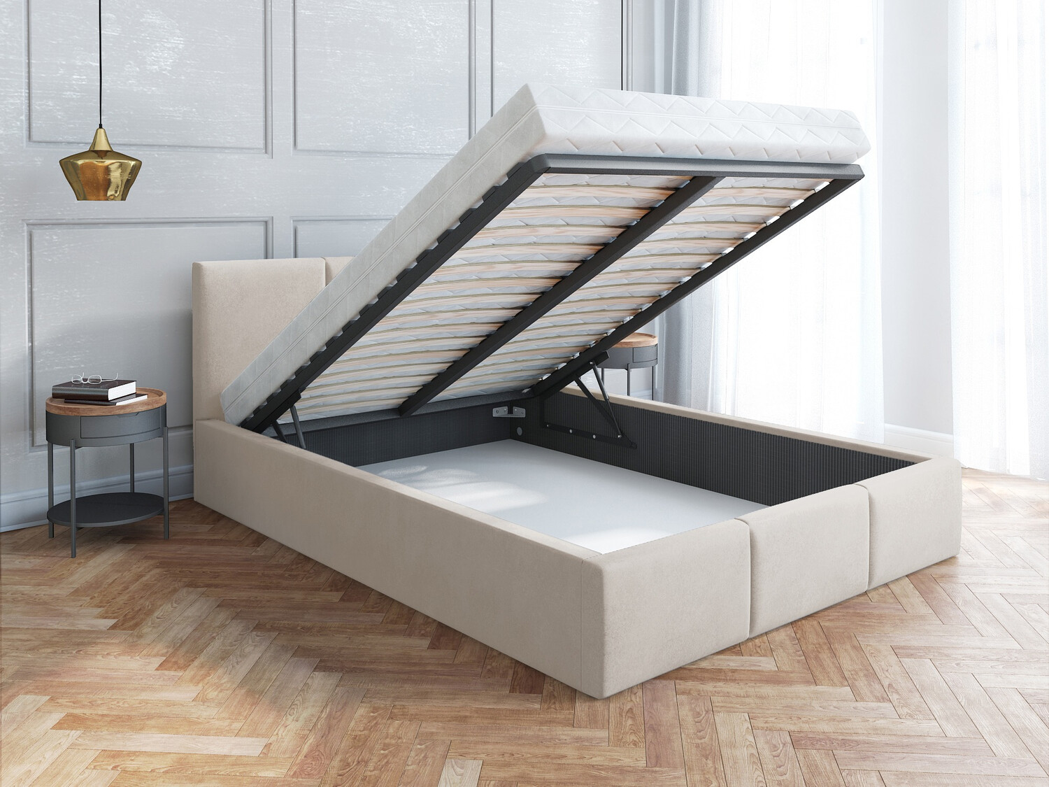 Cama Fairfield 109 (Crema)