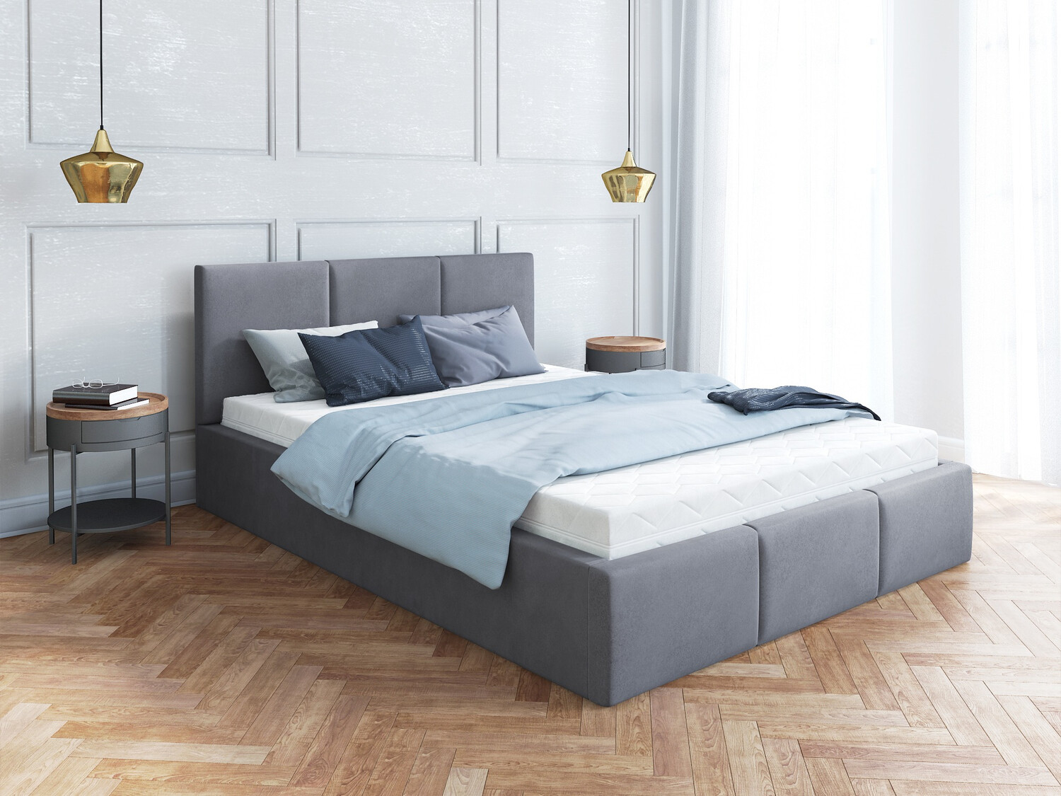 Cama Fairfield 109 (Grafito)