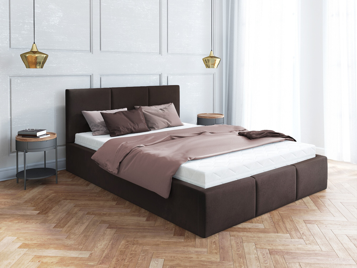 Cama Fairfield 109 (Marrón)