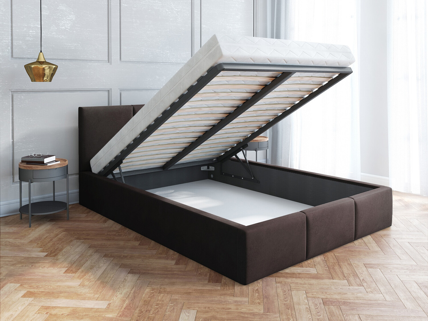 Cama Fairfield 109 (Marrón)