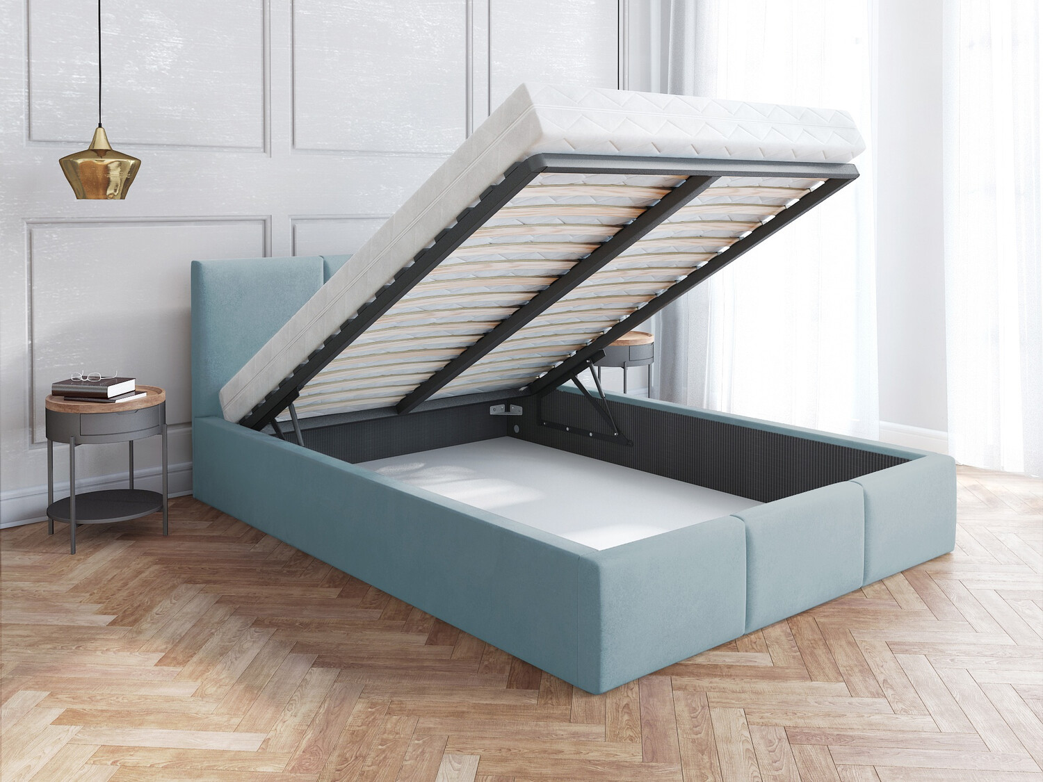 Cama Fairfield 109 (Menta clara)