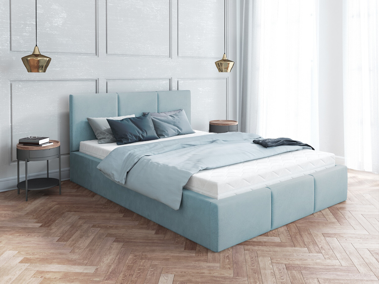 Cama Fairfield 109 (Menta clara)