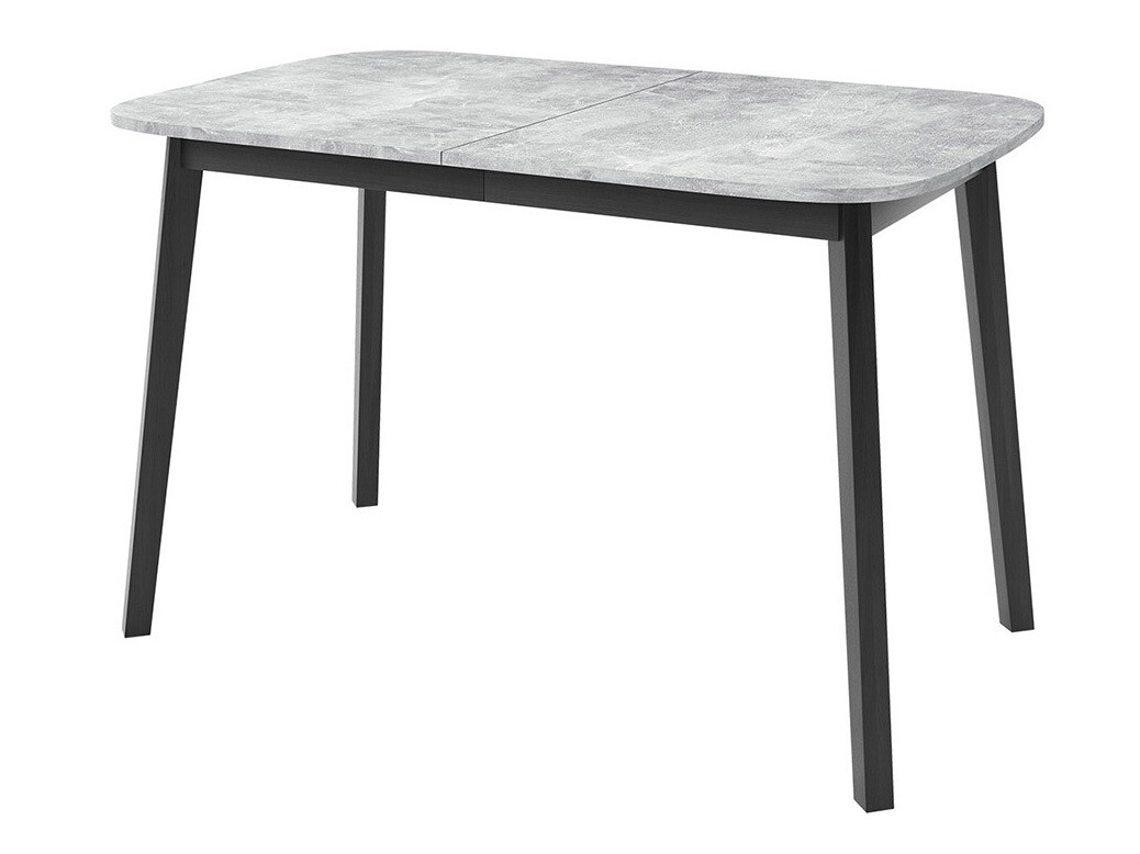 Mesa Edmond 110 (Mármol gris + Negro)