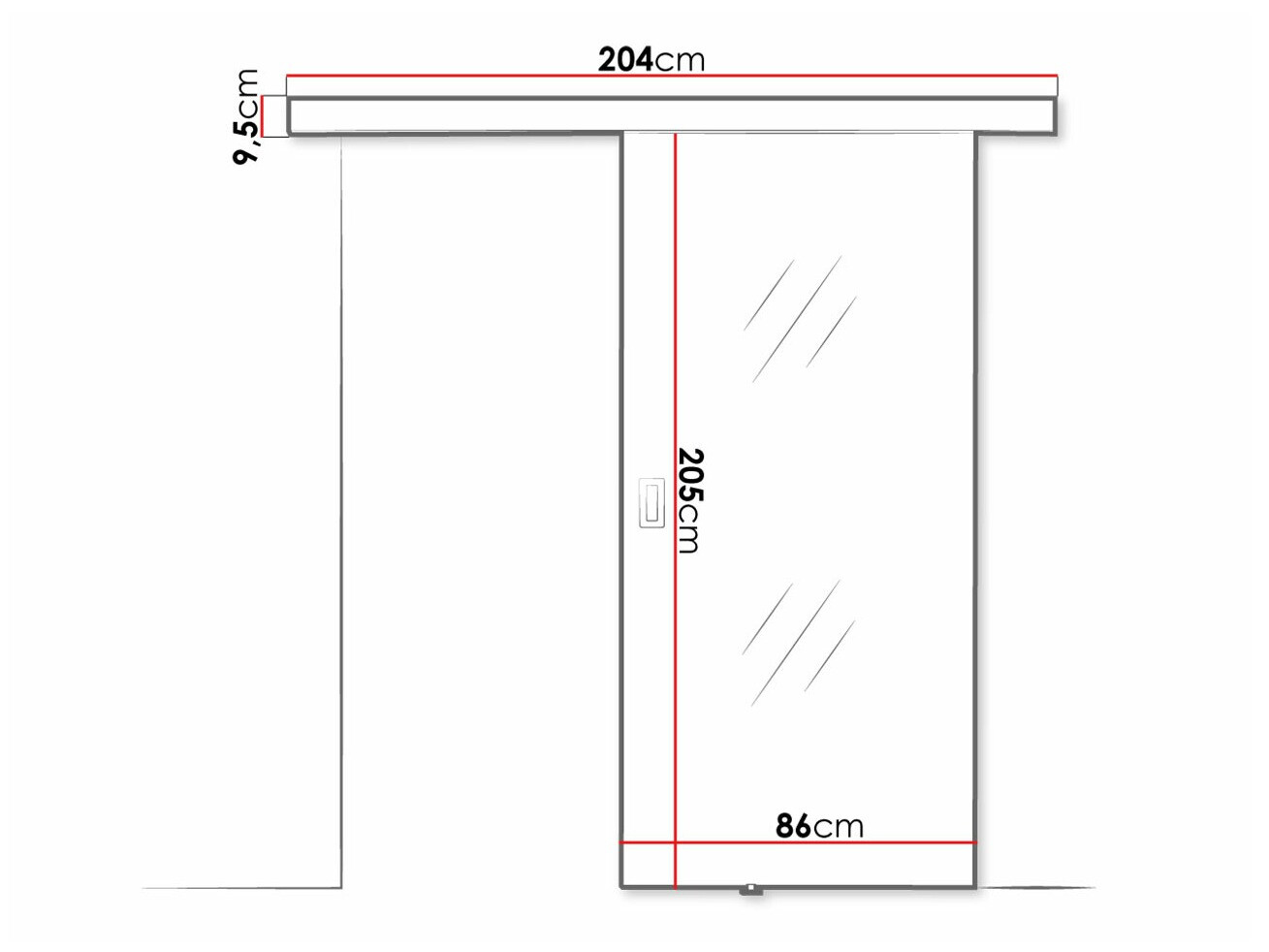 Puerta corredera Dover 206