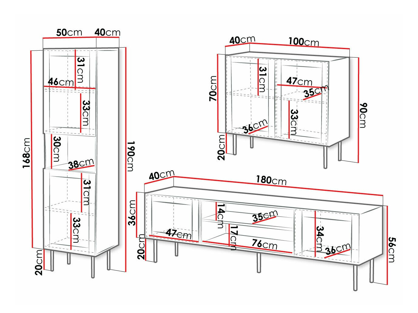 Conjunto de salón Charlotte R105