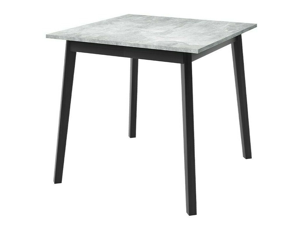 Conjunto de comedor Edmond 116 (Mármol gris + Negro)