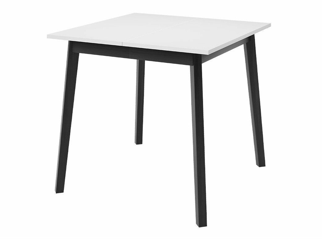 Conjunto de comedor Edmond 116 (Blanco + Negro)