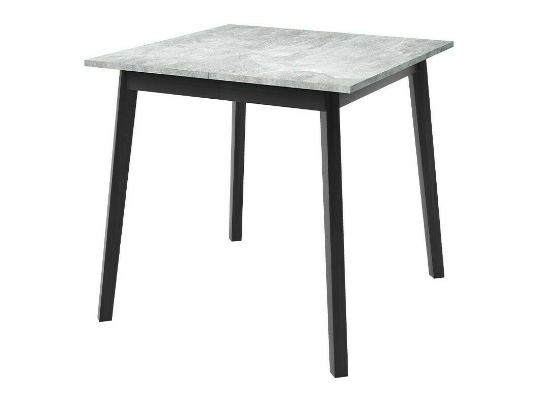 Conjunto de comedor Edmond 116 (Mármol gris + Negro)