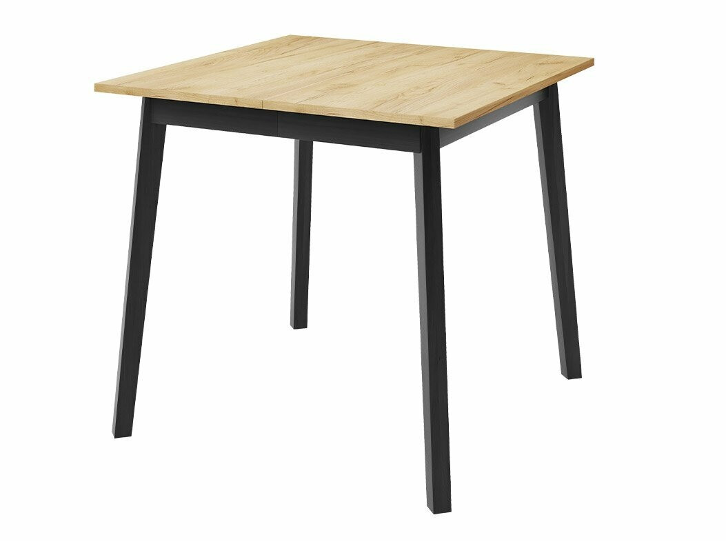 Conjunto de comedor Edmond 116 (Roble dorado artesanal + Negro)