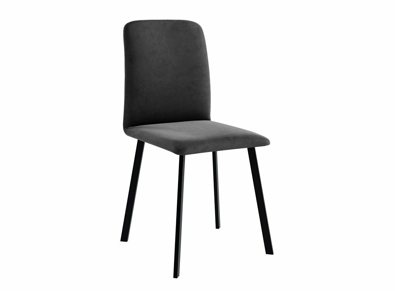 Conjunto de comedor Edmond 117 (Mármol gris + Negro)