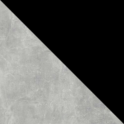 Conjunto de comedor Edmond 118 (Mármol gris + Negro)