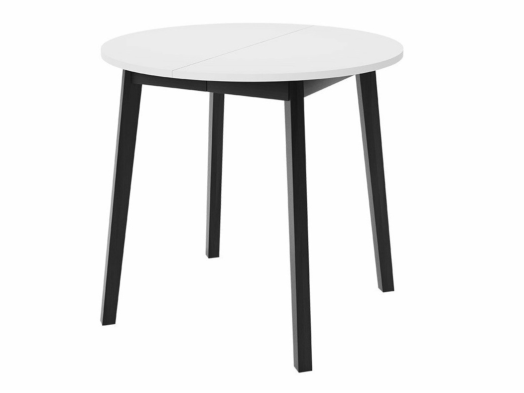 Conjunto de mesas y sillas para comedor Edmond 119 (Blanco + Negro)
