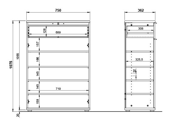 Zapatero Soliru 101 (Blanco)