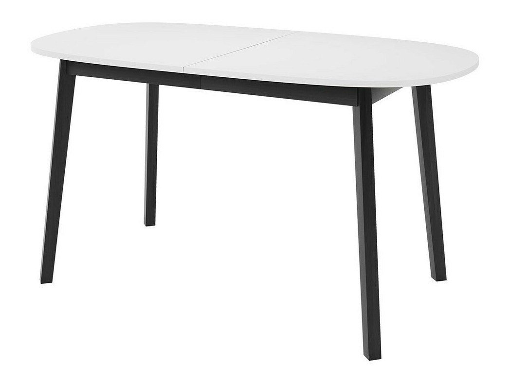 Conjunto de mesas y sillas para comedor Edmond 121 (Blanco + Negro)