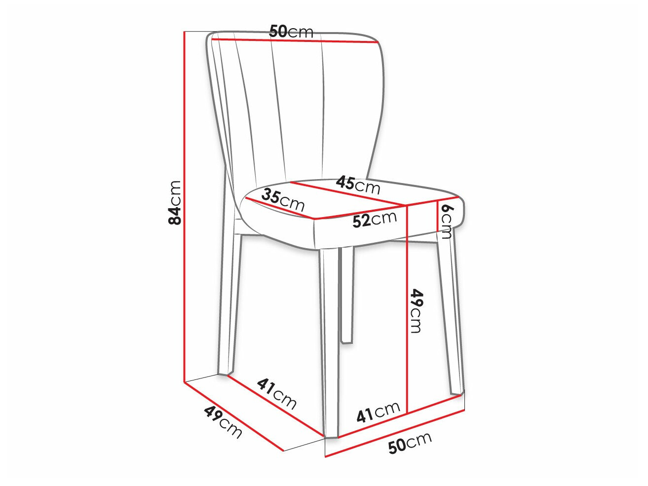 Silla Racine 130 (Negro + Magic Velvet 2217)