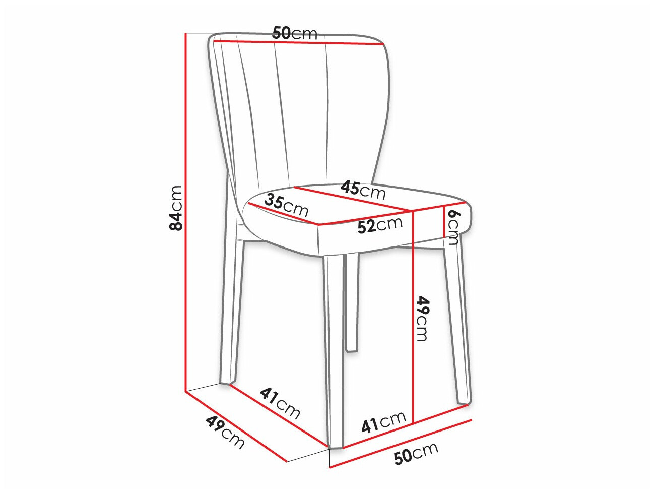 Silla Racine 130 (Negro + Magic Velvet 2250)