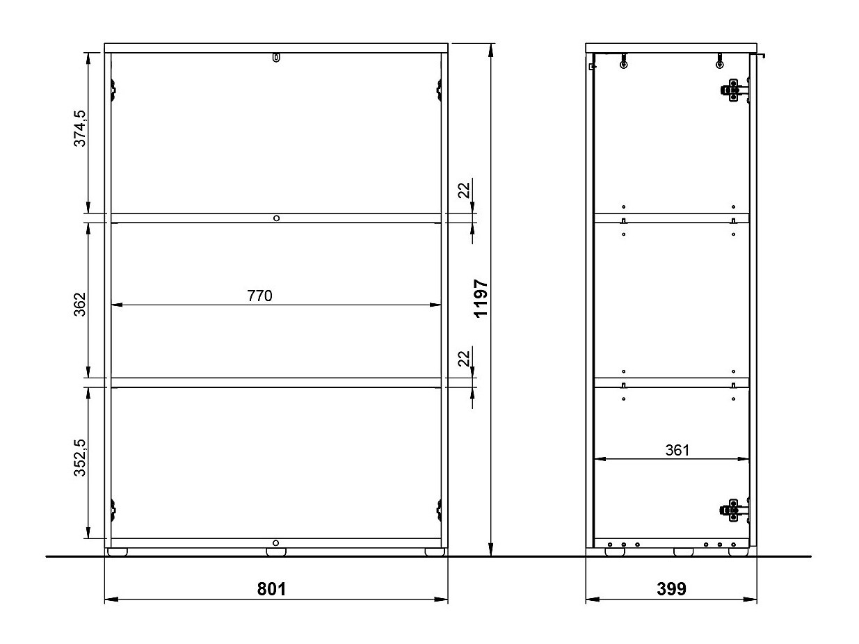 Aparador Feltoru 100 (Grafito)