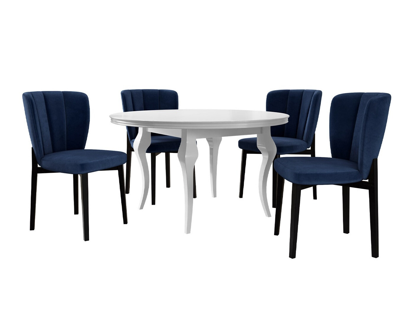 Conjunto de mesas y sillas para comedor Racine 140 (Magic Velvet 2216)