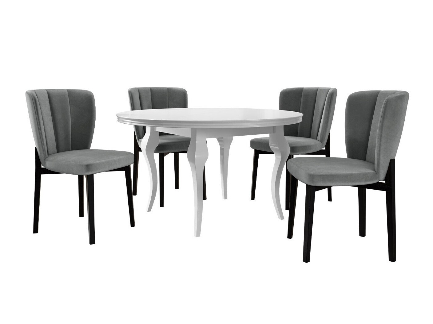 Conjunto de mesas y sillas para comedor Racine 140 (Magic Velvet 2217)