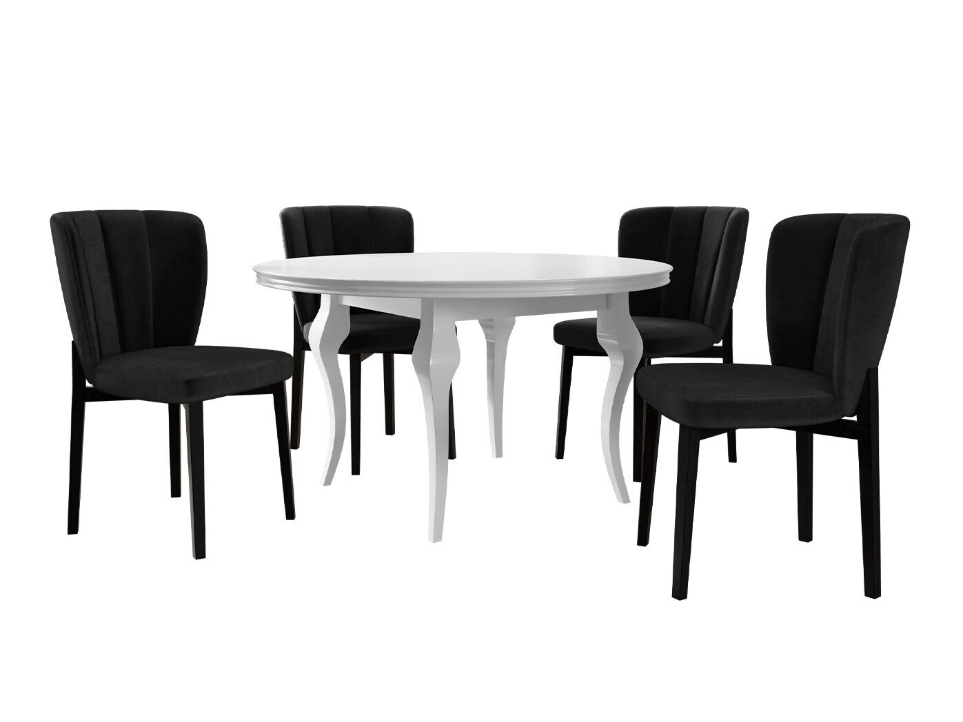 Conjunto de mesas y sillas para comedor Racine 140 (Magic Velvet 2219)