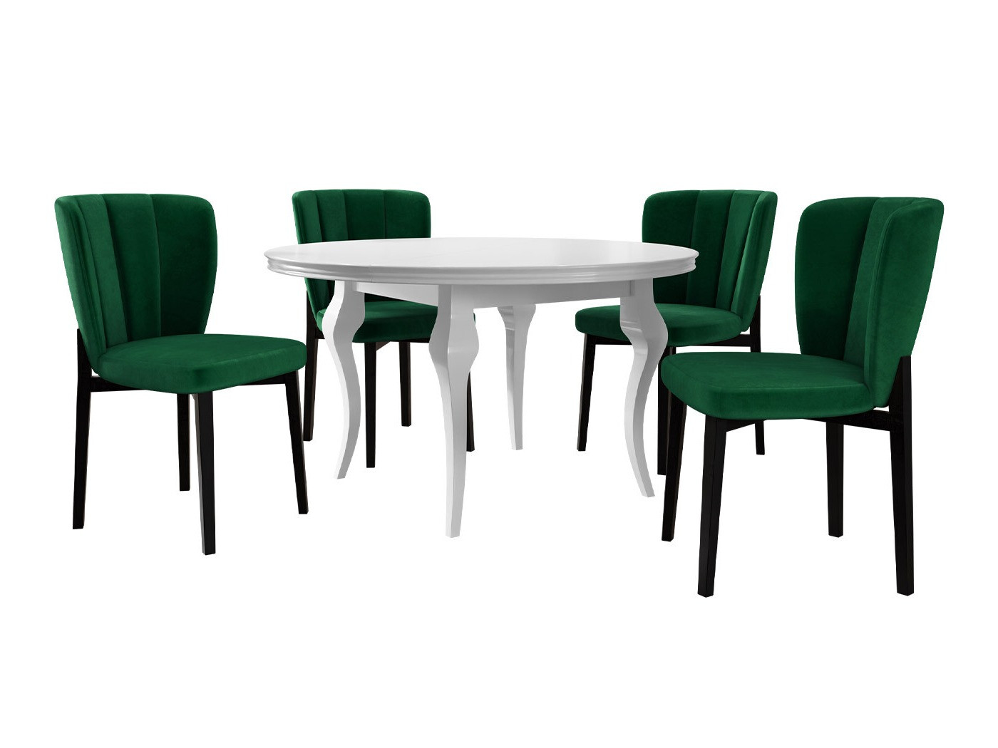 Conjunto de mesas y sillas para comedor Racine 140 (Magic Velvet 2225)