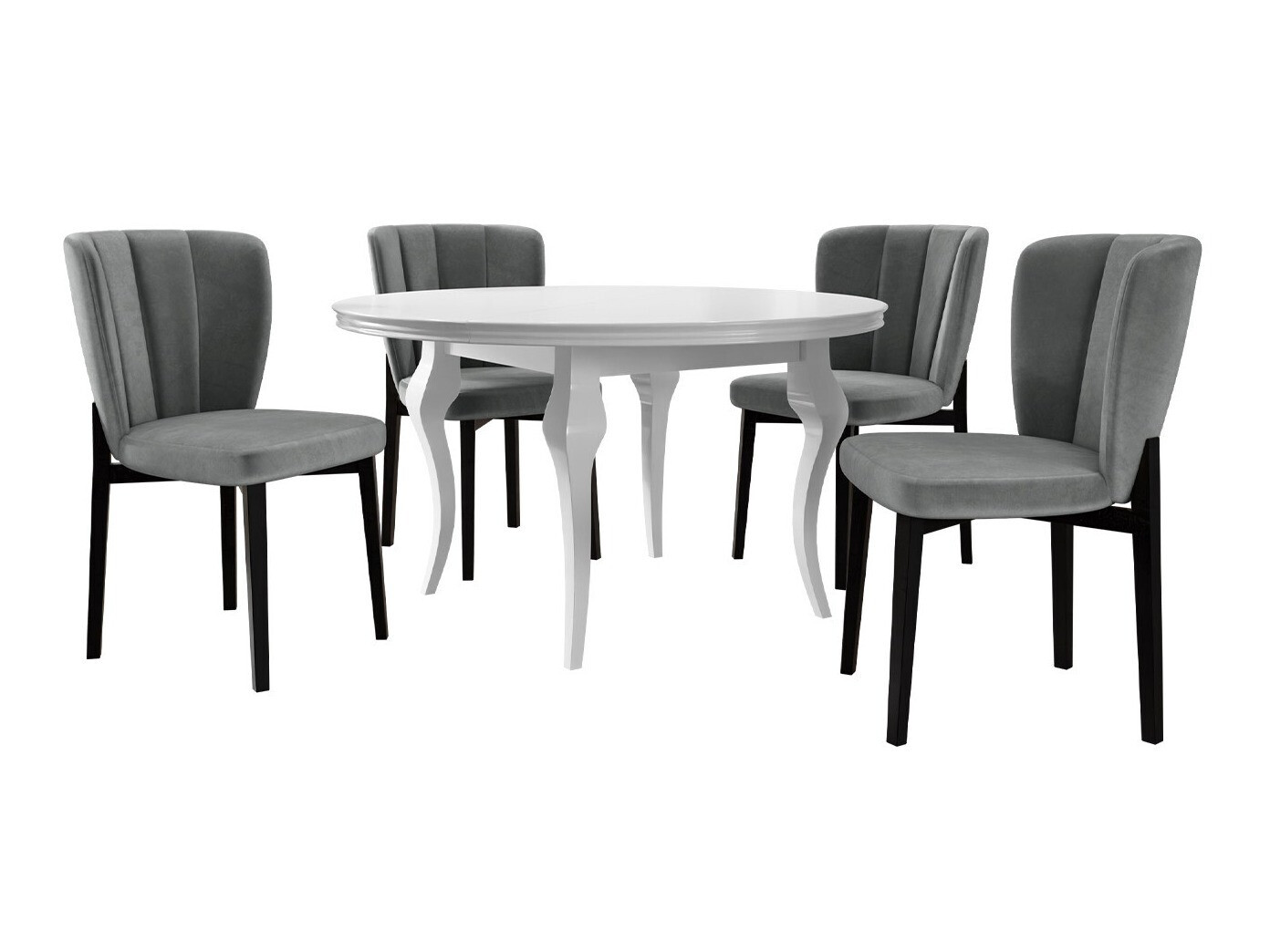 Conjunto de mesas y sillas para comedor Racine 141 (Magic Velvet 2217)
