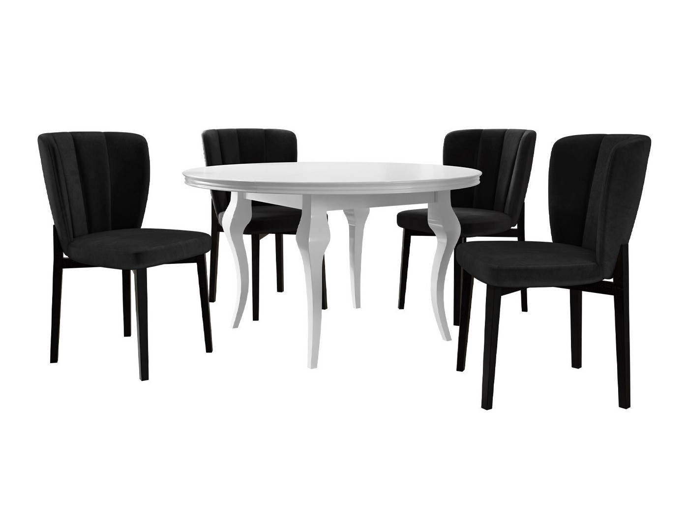 Conjunto de mesas y sillas para comedor Racine 141 (Magic Velvet 2219)